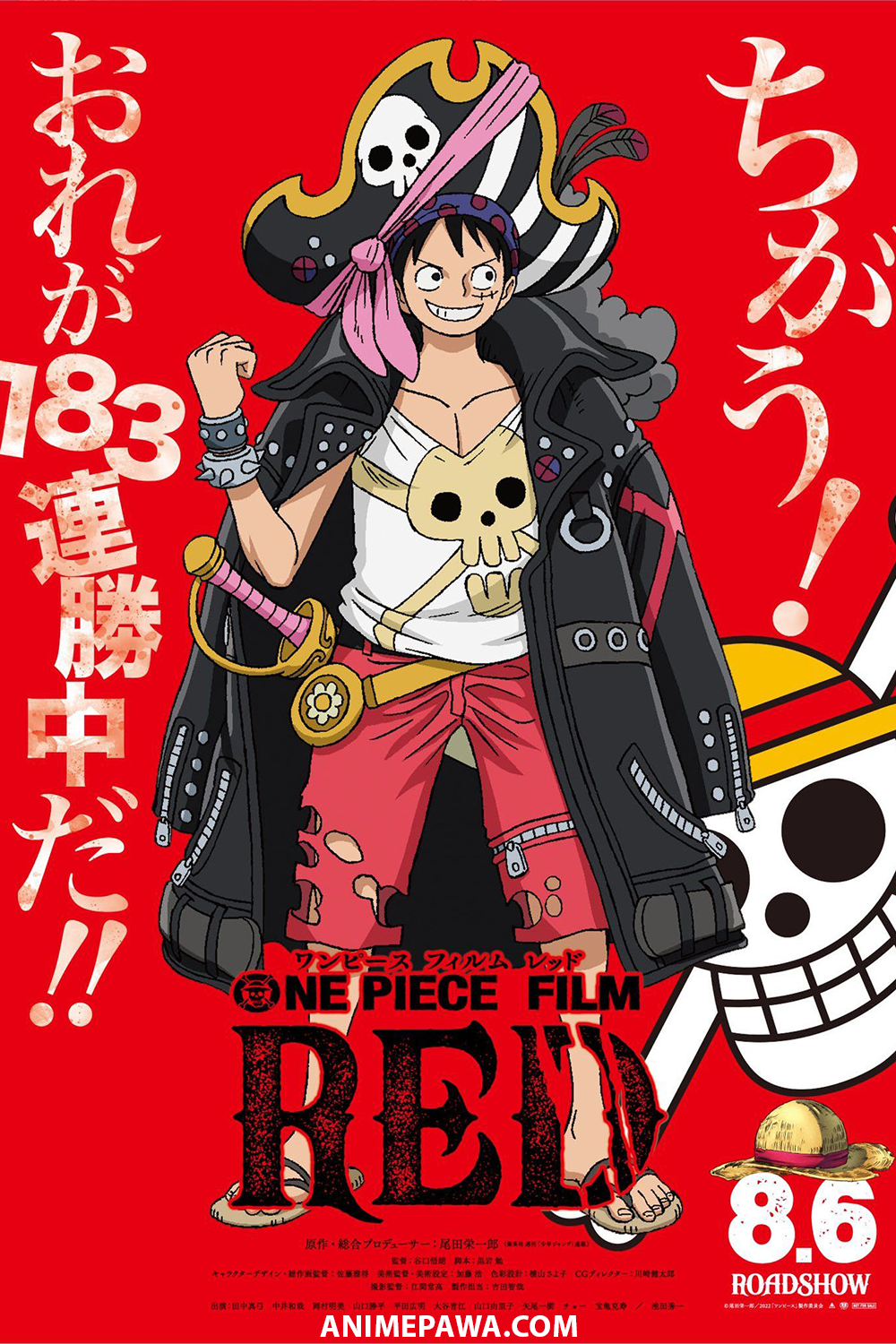 One Piece Red : Visuels des personnages